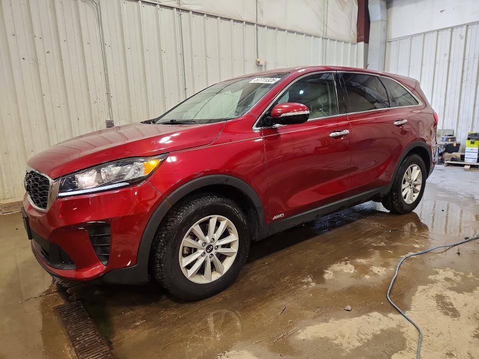 2020 Kia Sorento VIN 5XYPGDA33LG653172 COPART salvage auction — HAIL, Wi - Salvage - Multiple Brands, sold $5,300 on 2026-07-13 (photo 1)