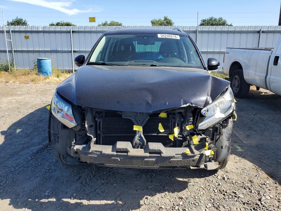2017 Volkswagen Tiguan VIN WVGRV7AX9HK019574 COPART salvage auction — FRONT END, Ca - Salvage Certificate, sold $2,000 on 2026-07-07 (photo 5)
