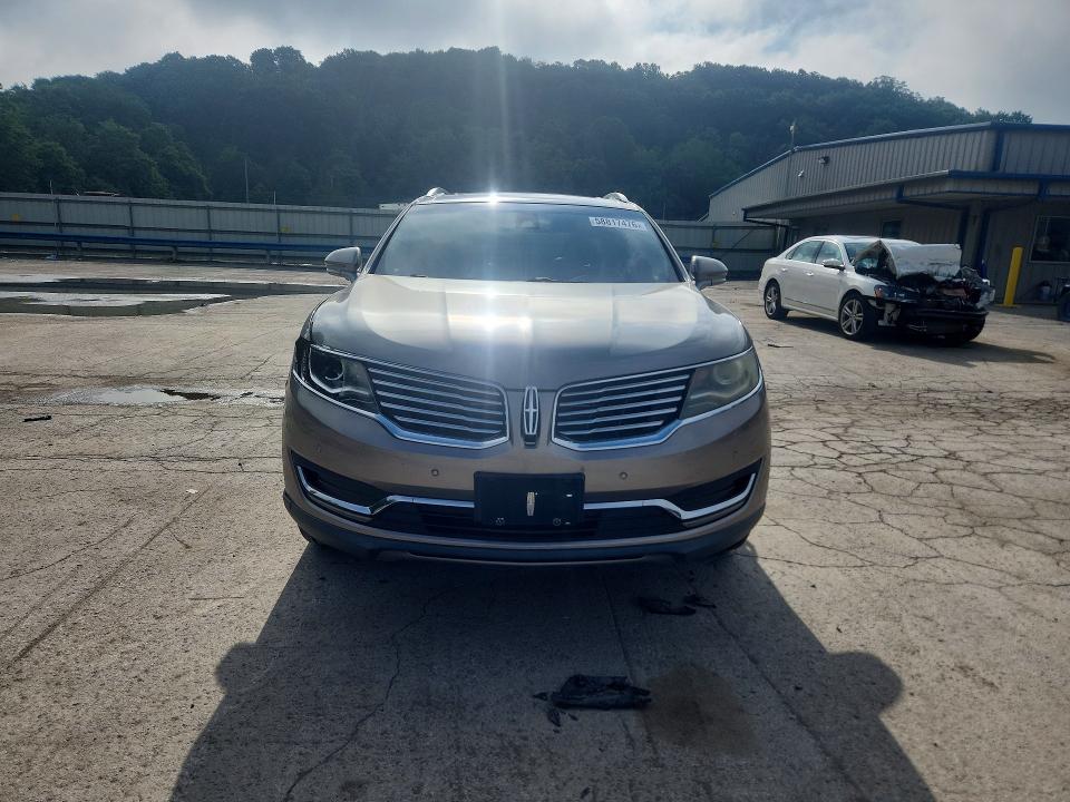 2016 Lincoln Mkx VIN 2LMTJ8LR4GBL37573 COPART salvage auction — FRONT END, Pa - Certificate Of Salvage, sold $4,050 on 2026-07-09 (photo 5)