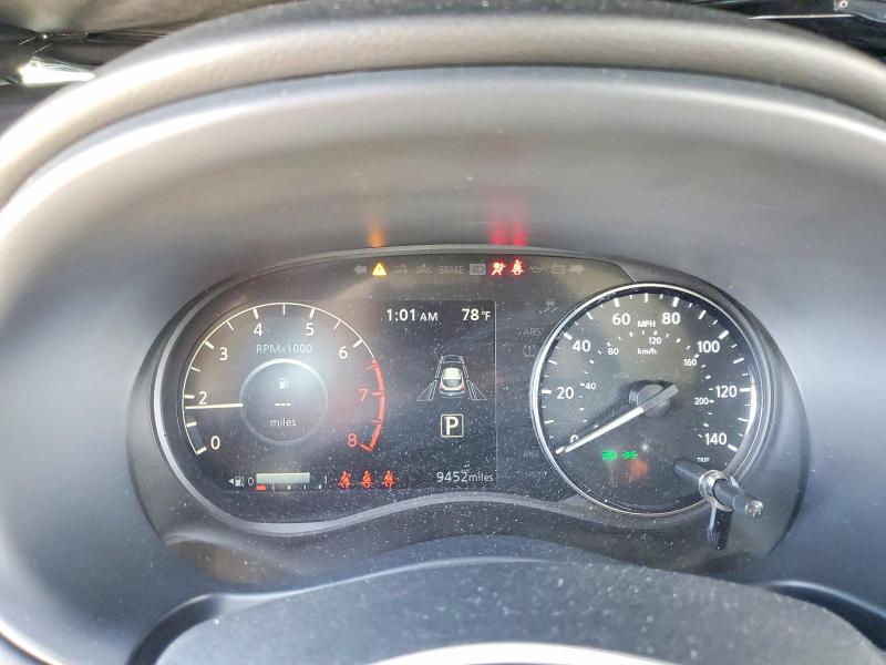 2024 Nissan Kicks VIN 3N1CP5DVXRL564611 COPART salvage auction — FRONT END, Ca - Salvage Certificate, sold $4,400 on 2026-07-31 (photo 9)