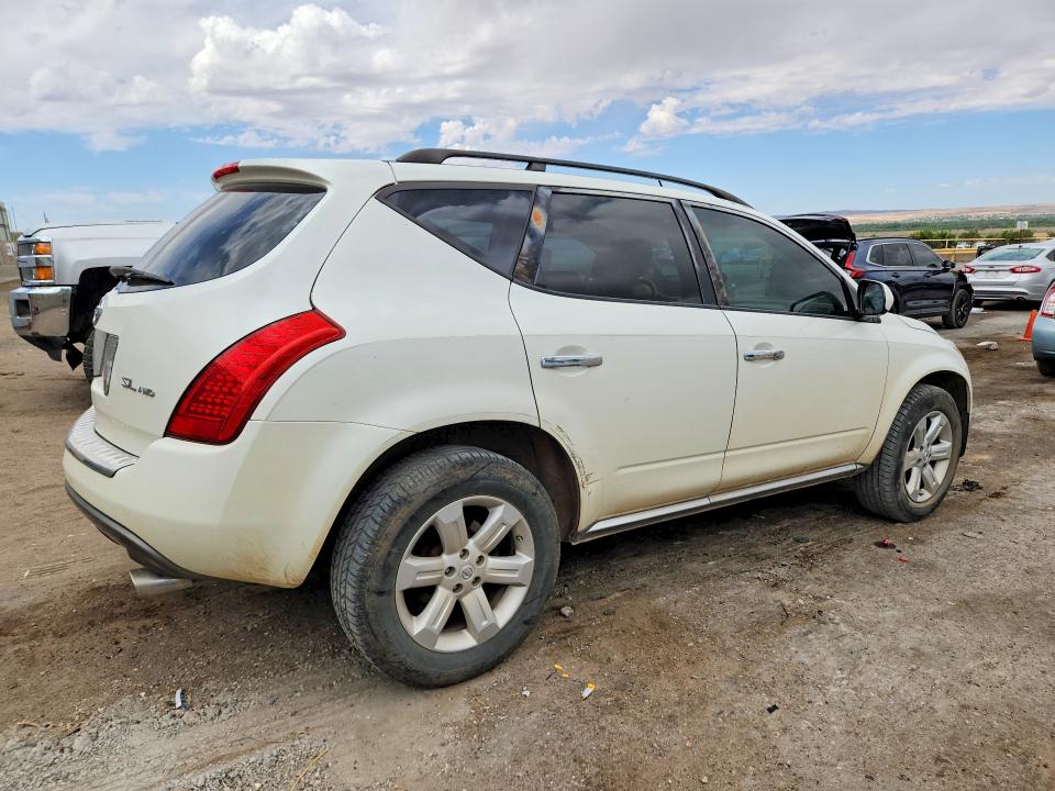 2007 Nissan Murano VIN JN8AZ08W27W647479 COPART salvage auction — BURN, NM - CERT OF TITLE-SALVAGE (P), sold $275 on 2026-07-02 (photo 3)