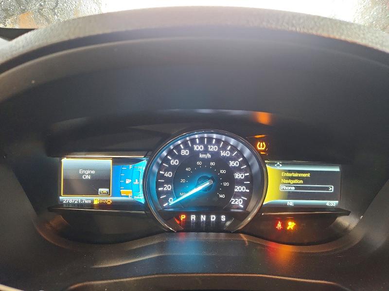 2016 Ford Explorer VIN 1FM5K8F86GGD07584 COPART salvage auction — ROOF, Ab - Bos - Active, sold $2,850 on 2026-07-02 (photo 9)