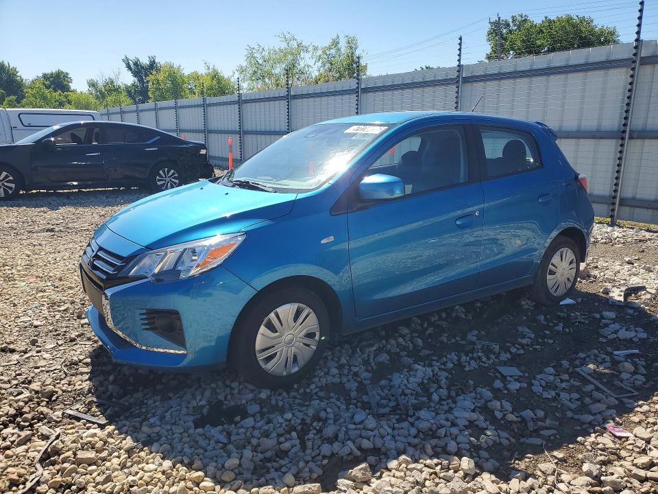 2024 Mitsubishi Mirage VIN ML32AUHJ6RH024640 COPART salvage auction — REAR END, Oh - Certificate Of Title (P), sold $2,750 on 2026-07-13 (photo 1)