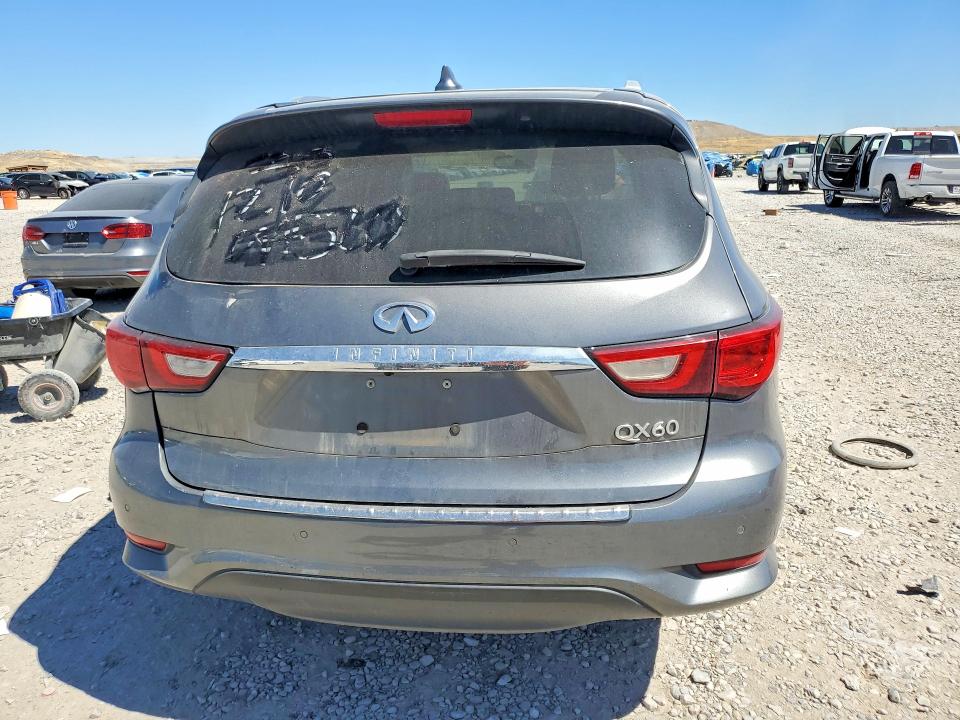 2017 Infiniti Qx60 VIN 5N1DL0MM6HC516309 COPART salvage auction — MINOR DENT/SCRATCHES, Ut - Certificate Of Title, sold $1,700 on 2026-07-02 (photo 6)
