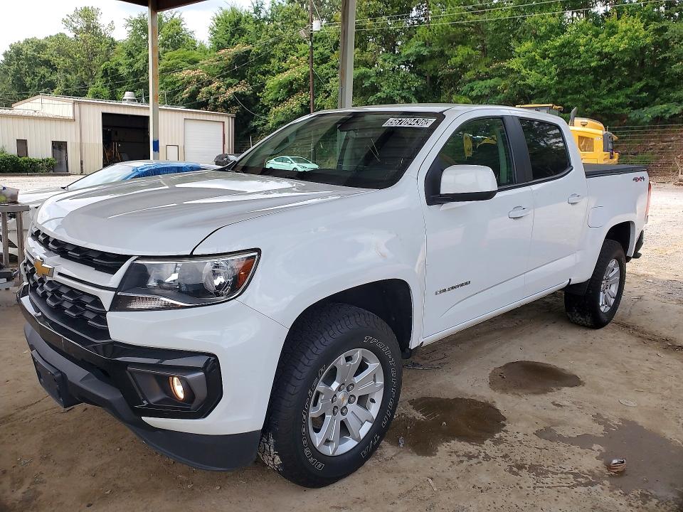 2022 Chevrolet Colorado VIN 1GCGTCEN1N1110553 COPART salvage auction — FRONT END, Al - Certificate Of Title, sold $8,500 on 2026-07-02 (photo 1)