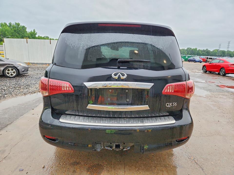 2011 Infiniti Qx56 VIN JN8AZ2NE1B9002983 COPART salvage auction — WATER/FLOOD, Tn - Salvage Cert-Water Damage, sold $450 on 2026-07-09 (photo 6)