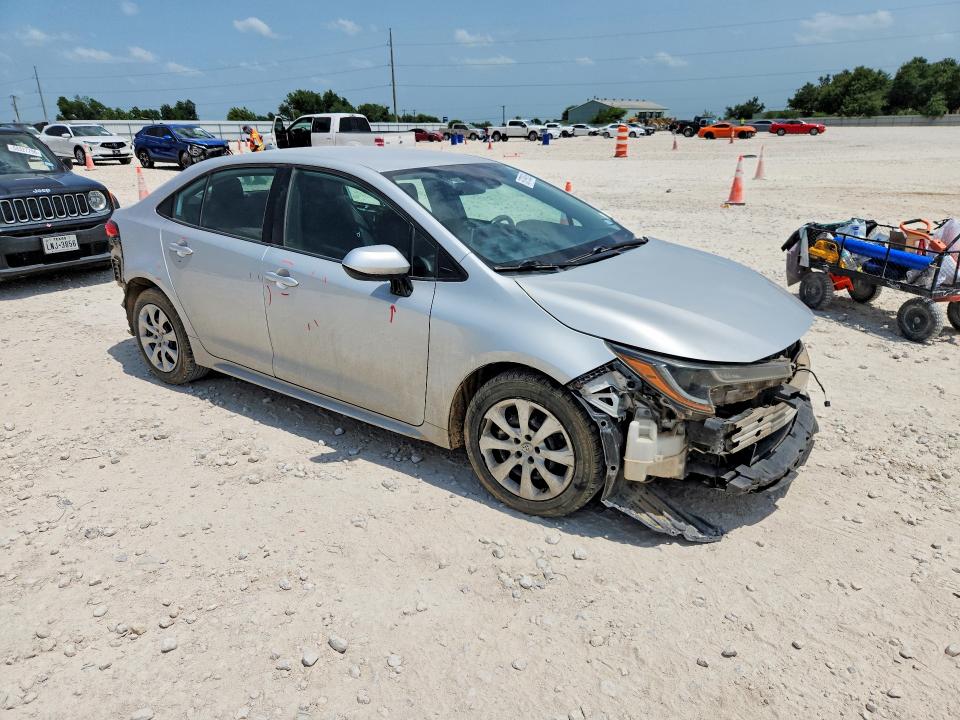 2020 Toyota Corolla VIN 5YFEPRAE4LP040172 COPART salvage auction — FRONT END, Tx - Salvage Vehicle Title, sold $3,100 on 2026-07-02 (photo 4)
