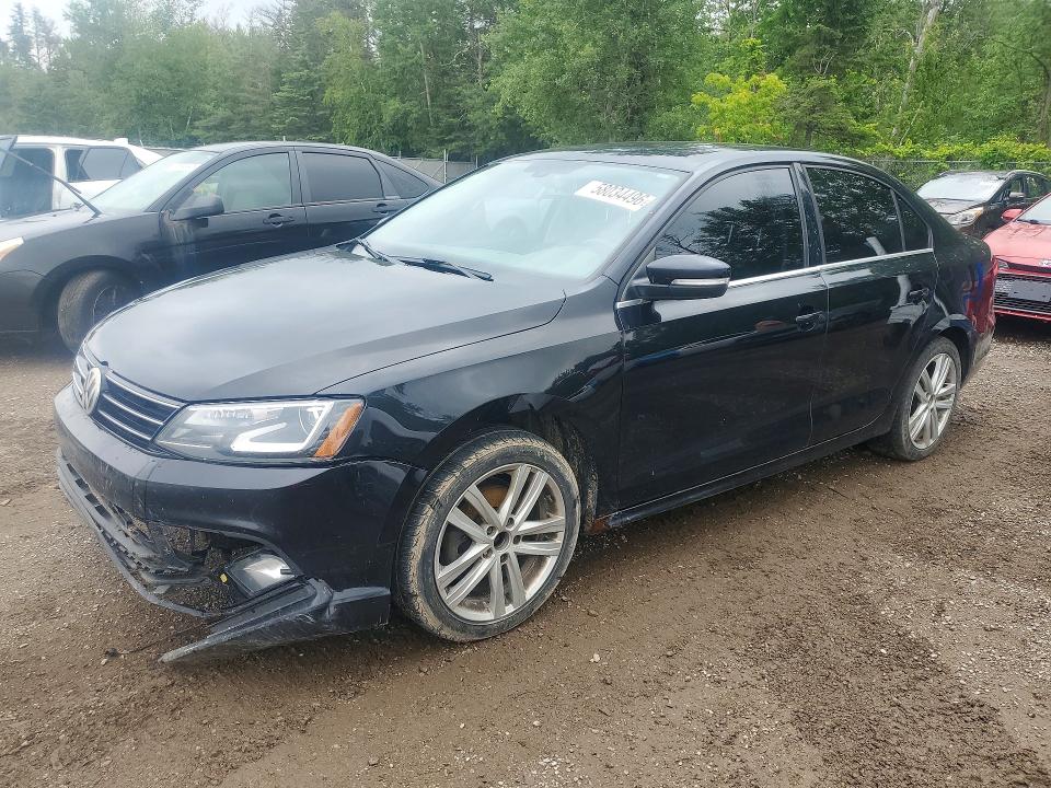 2016 Volkswagen Jetta VIN 3VWL07AJ5GM205105 COPART salvage auction — FRONT END, ON - PERMIT SALVAGE, sold $250 on 2026-07-28 (photo 1)