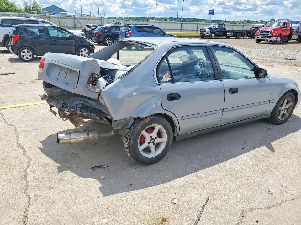 1997 Honda Civic VIN JHMEJ6573VS016599 COPART salvage auction — REAR END, Ky - Cert Of Title-Salvage, sold $300 on 2026-07-22 (photo 3)