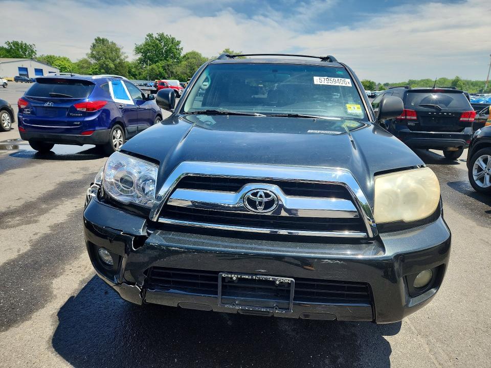 2007 Toyota 4runner VIN JTEBU14R278079013 COPART salvage auction — MECHANICAL, Nj - Certificate Of Title, sold $3,750 on 2026-07-21 (photo 5)