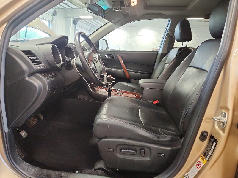 2011 Toyota Highlander VIN 5TDDK3EH1BS085913 COPART salvage auction — FRONT END, Mn - Cert Of Title-Salvage, sold $3,450 on 2026-07-16 (photo 7)