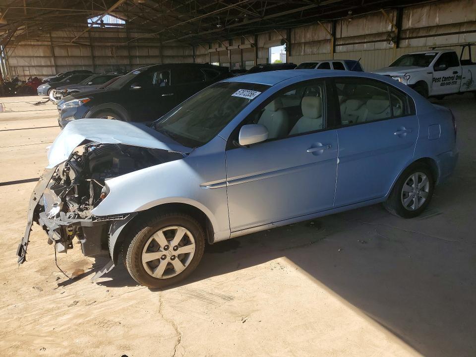 2011 Hyundai Accent VIN KMHCN4AC5BU621031 COPART salvage auction — FRONT END, Az - Certificate Of Title, sold $475 on 2026-07-29 (photo 1)