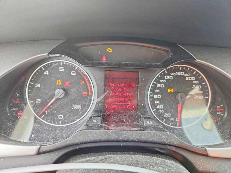 2012 Audi A4 VIN WAUBFCFL4CN016782 COPART salvage auction — FRONT END, Qc - Gravement Accidente, sold $425 on 2026-07-07 (photo 9)
