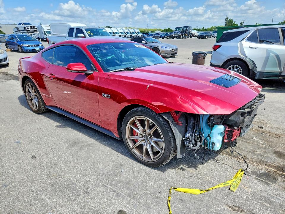 2024 Ford Mustang VIN 1FA6P8CF2R5402404 COPART salvage auction — FRONT END, Fl - Cert Of Title Slvg Rebuildable, sold $18,200 on 2026-07-02 (photo 4)
