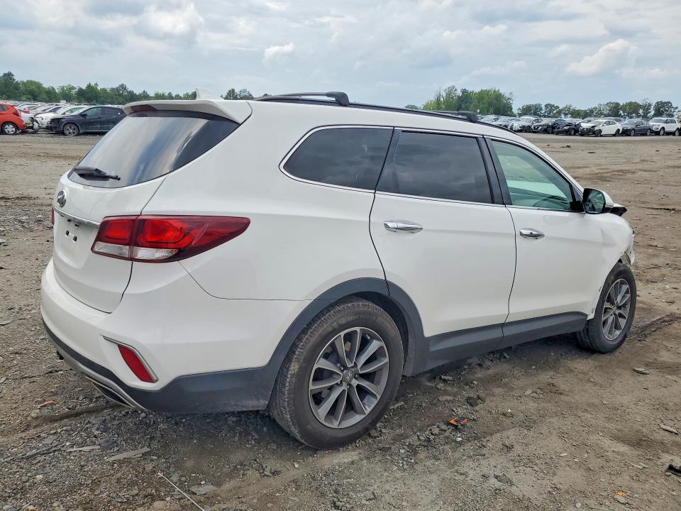 2017 Hyundai Santa fe VIN KM8SN4HF5HU175273 COPART salvage auction — FRONT END, Va - Cert Of Title - Salvage, sold $1,950 on 2026-07-08 (photo 3)