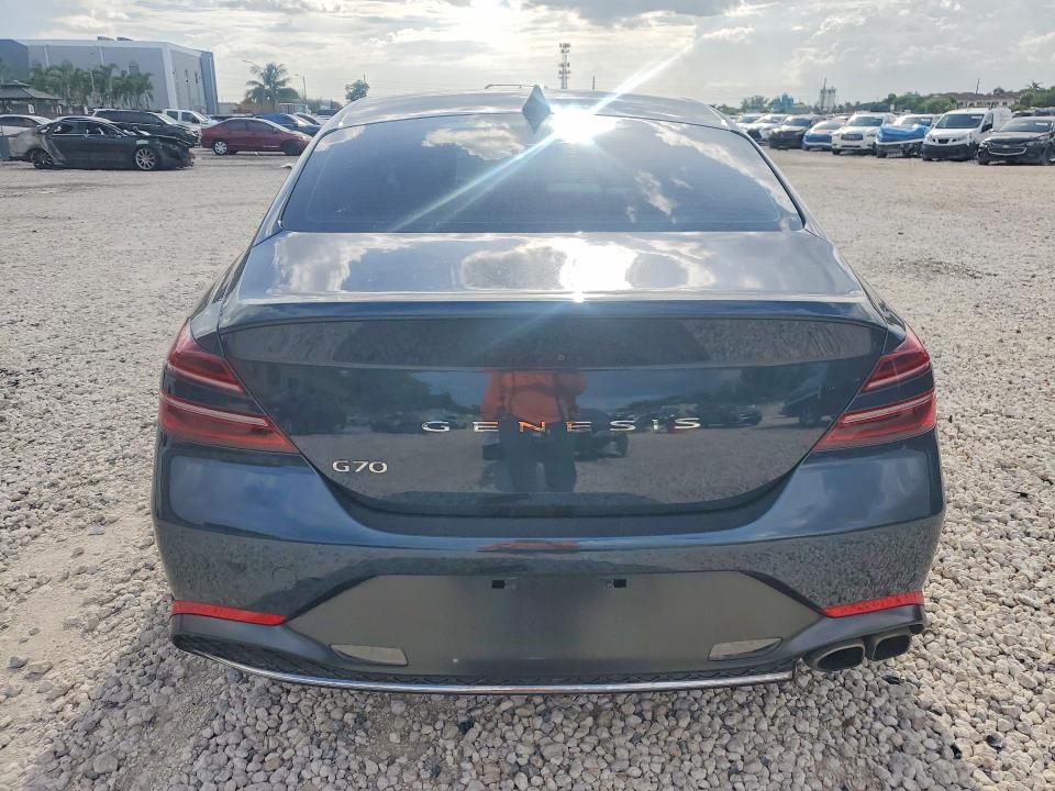 2023 Genesis G70 VIN KMTG34TA2PU106892 COPART salvage auction — FRONT END, Fl - Cert Of Title Slvg Rebuildable, sold $6,700 on 2026-07-21 (photo 6)