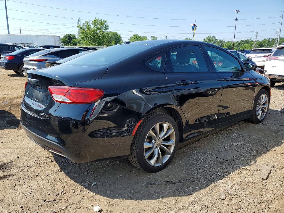 2015 Chrysler 200 VIN 1C3CCCBBXFN620634 COPART salvage auction — FRONT END, Mi - Certificate Of Title, sold $1,800 on 2026-07-02 (photo 3)
