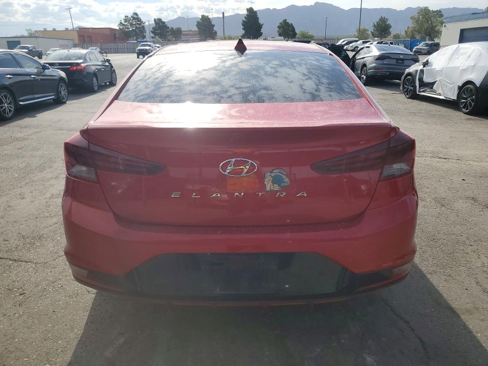 2020 Hyundai Elantra VIN 5NPD84LFXLH629824 COPART salvage auction — MECHANICAL, Tx - Salvage Vehicle Title, sold $850 on 2026-07-31 (photo 6)