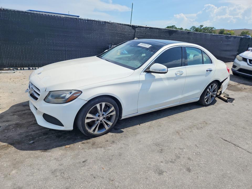 2017 Mercedes-benz C-klasse VIN WDDWF4JB9HR252777 COPART salvage auction — MINOR DENT/SCRATCHES, Fl - Certificate Of Title, sold $6,800 on 2026-07-28 (photo 1)