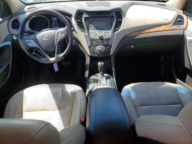 2014 Hyundai Santa fe VIN 5XYZU3LA0EG161113 COPART salvage auction — FRONT END, Ca - Salvage Certificate, sold $1,450 on 2026-07-07 (photo 8)