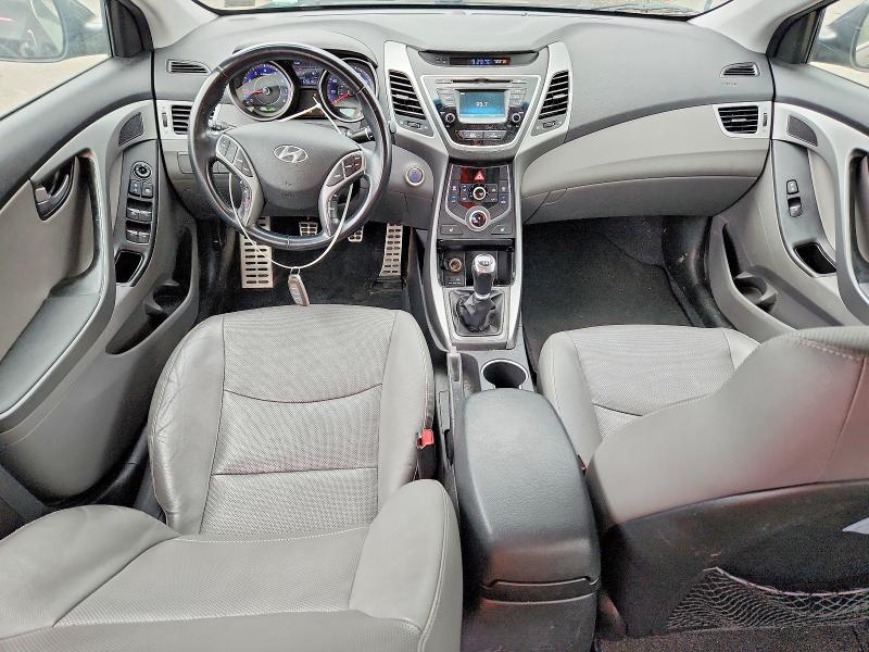 2014 Hyundai Elantra VIN KMHDH4AH4EU070344 COPART salvage auction — REAR END, Va - Cert Of Title - Salvage, sold $1,300 on 2026-07-22 (photo 8)