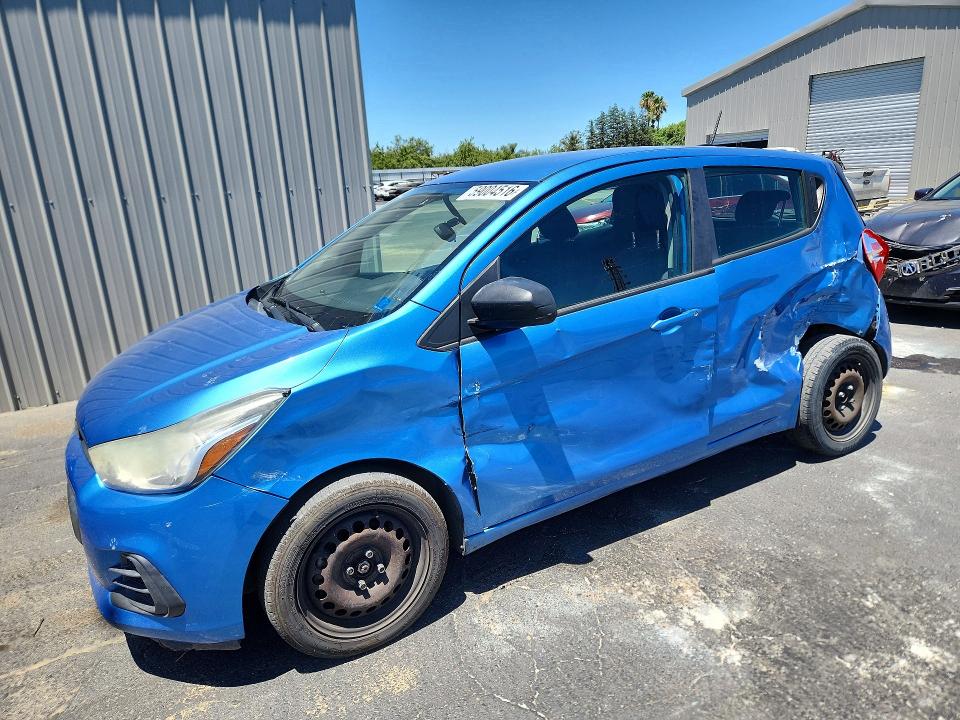 2016 Chevrolet Spark VIN KL8CB6SA8GC542464 COPART salvage auction — SIDE, Ca - Salvage Certificate, sold $150 on 2026-07-23 (photo 1)