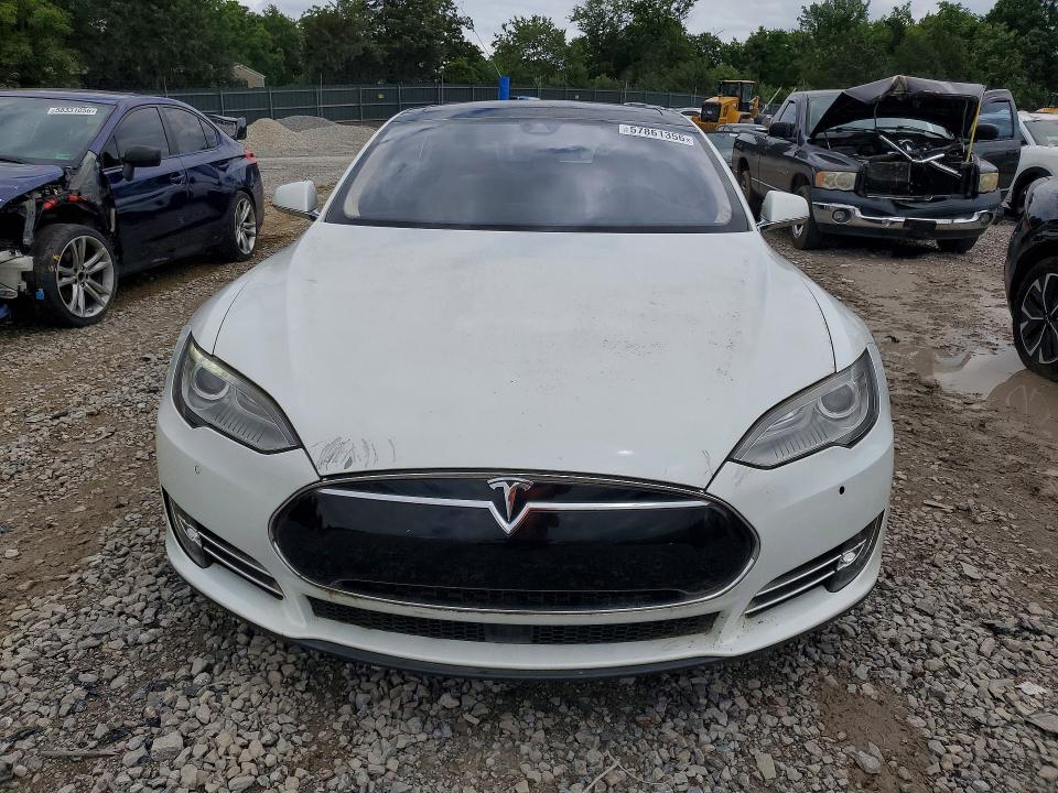 2014 Tesla Model s VIN 5YJSA1H16EFP57440 COPART salvage auction — FRONT END, Tn - Salvage Certificate, sold $7,600 on 2026-07-14 (photo 5)
