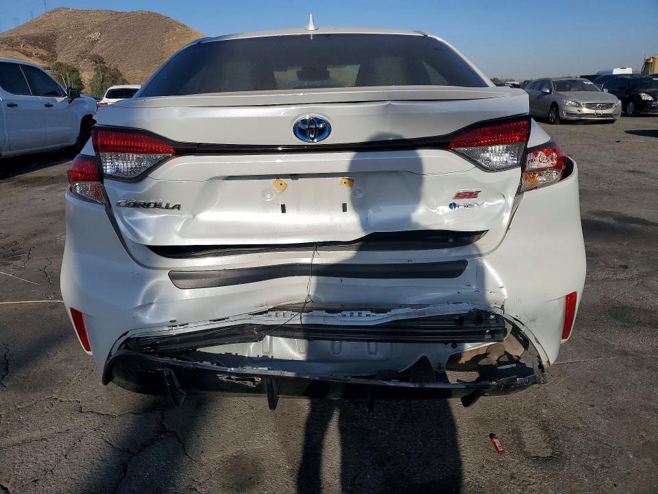 2025 Toyota VIN JTDBCMFE0SJ046693 COPART salvage auction — REAR END, Ca - Salvage Certificate, sold $225 on 2026-07-27 (photo 6)