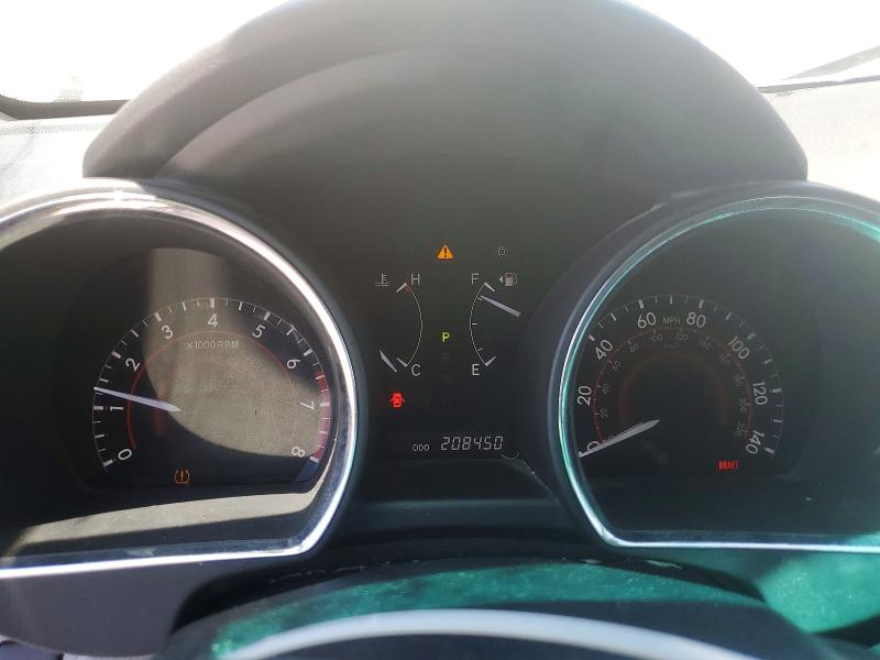 2008 Toyota Highlander VIN JTEDS43A182001810 COPART salvage auction — FRONT END, Nv - Salvage Title, sold $650 on 2026-07-28 (photo 9)