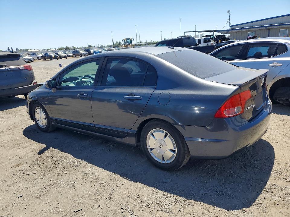 2007 Honda Civic hybrid VIN JHMFA36237S029264 COPART salvage auction — FRONT END, Ca - Salvage Certificate, sold $300 on 2026-07-02 (photo 2)
