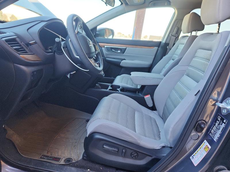 2019 Honda Cr-v VIN JHLRW2H54KX020119 COPART salvage auction — FRONT END, Ca - Salvage Certificate, sold $6,700 on 2026-07-02 (photo 7)