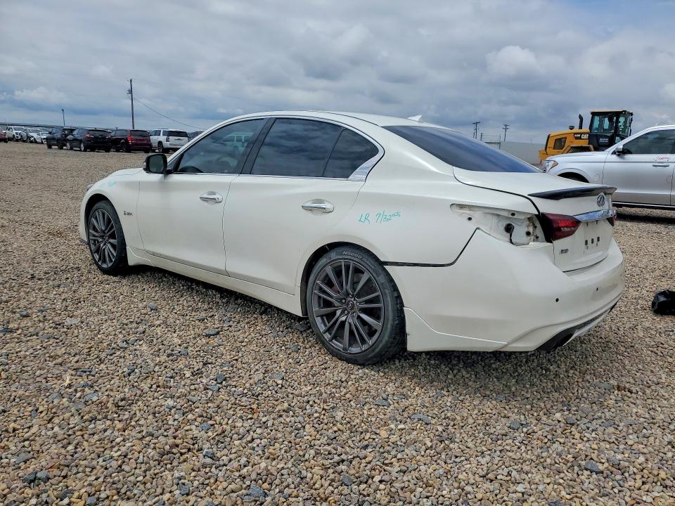 2019 Infiniti Q50 VIN JN1FV7ARXKM800515 COPART salvage auction — REAR END, Tx - Salvage Vehicle Title, sold $8,800 on 2026-07-14 (photo 2)