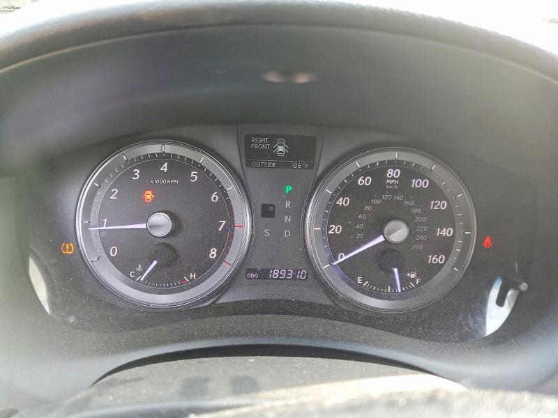 2011 Lexus Es 350 VIN JTHBK1EG0B2422869 COPART salvage auction — FRONT END, Md - Cert Of Salvage > 75% Damage, sold $1,100 on 2026-07-31 (photo 9)