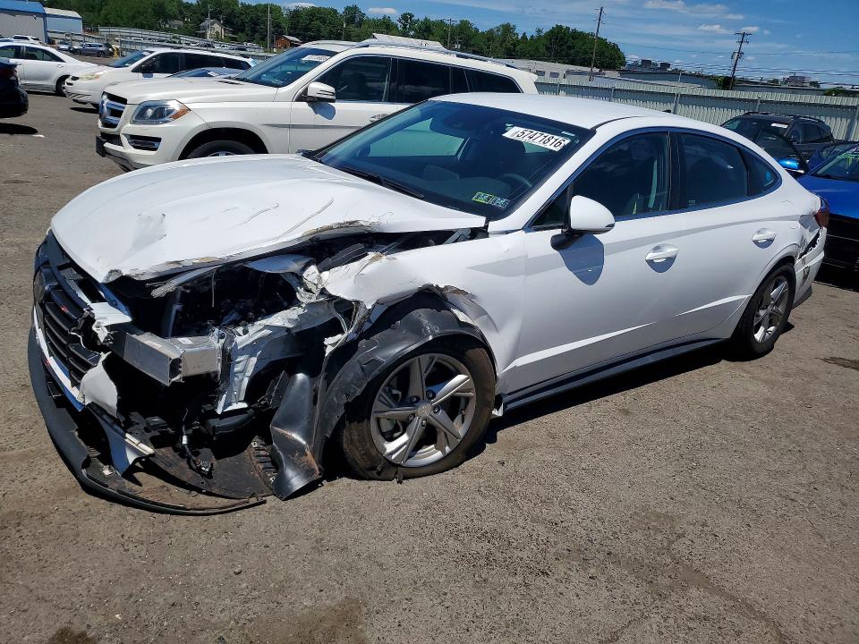 2023 Hyundai Sonata VIN KMHL24JA5PA325314 COPART salvage auction — FRONT END, Pa - Certificate Of Salvage, sold $500 on 2026-07-21 (photo 1)