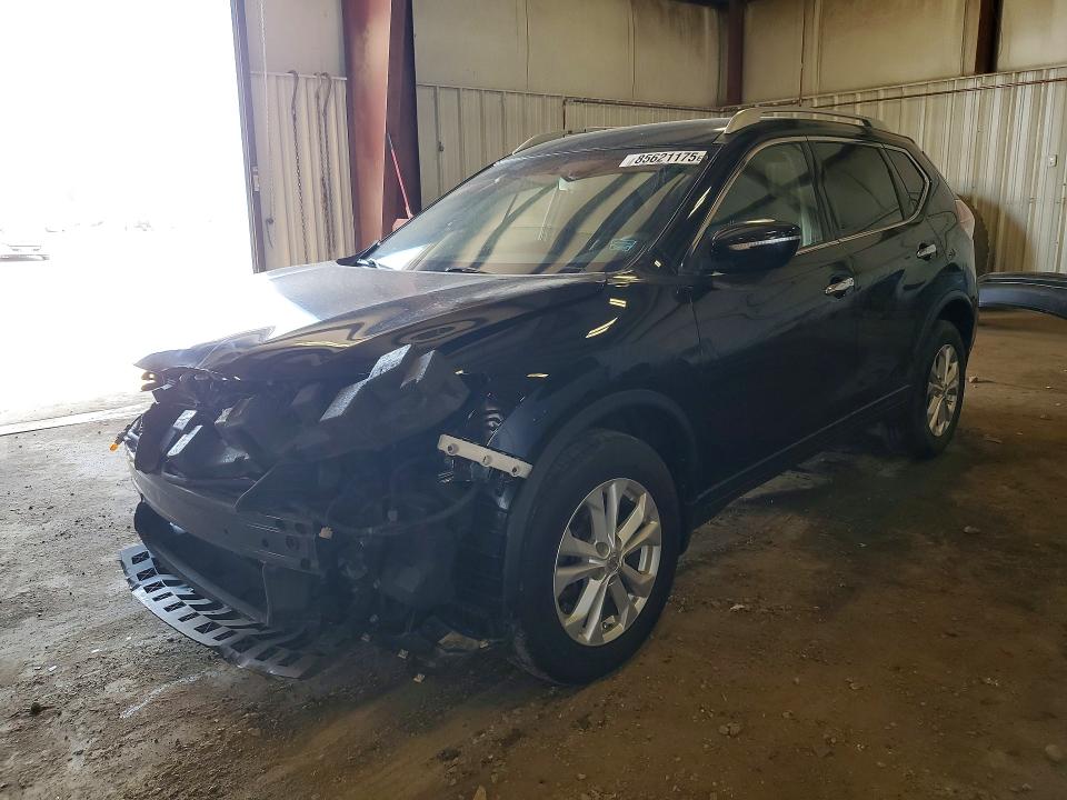 2015 Nissan Rogue VIN KNMAT2MV8FP525529 COPART salvage auction — FRONT END, Mi - Certificate Of Title, sold $425 on 2026-07-31 (photo 1)
