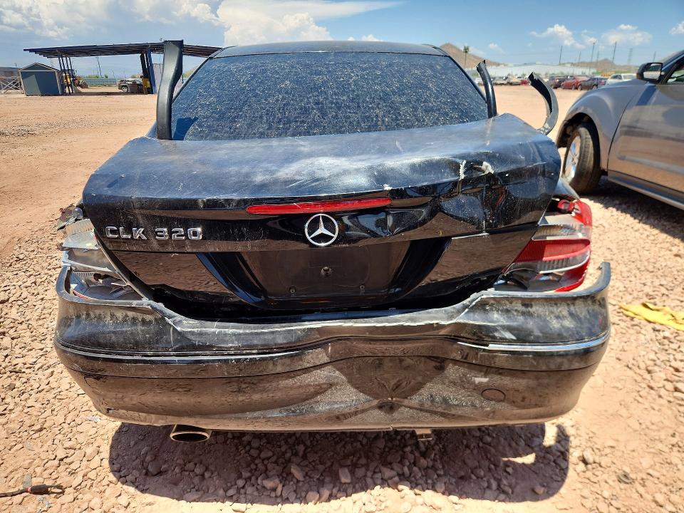 2003 Mercedes-benz Clk-klasse VIN WDBTJ65J43F021822 COPART salvage auction — REAR END, Az - Cert Of Title - Salvage, sold $275 on 2026-07-23 (photo 6)