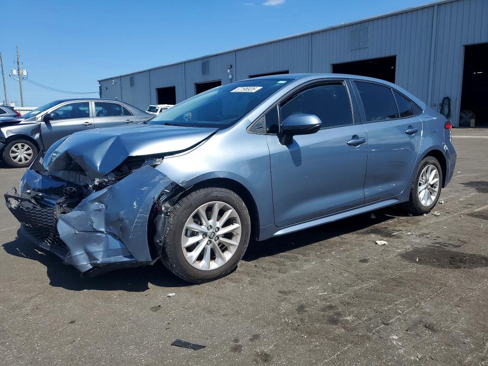 2022 Toyota Corolla VIN 5YFVPMAE4NP377785 COPART salvage auction — FRONT END, Fl - Certificate Of Destruction, sold $2,650 on 2026-07-06 (photo 1)