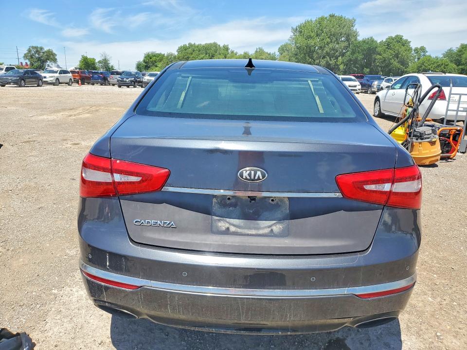2015 Kia Cadenza VIN KNALN4D70F5177105 COPART salvage auction — FRONT END, Ia - Cert Of Title-Salvage Title, sold $850 on 2026-07-24 (photo 6)