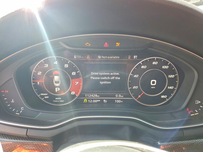2018 Audi Rs5 VIN WAUC4CF53JA028194 COPART salvage auction — MINOR DENT/SCRATCHES, Ok - Cert Of Title-Repossession (P), sold $11,200 on 2026-07-23 (photo 9)