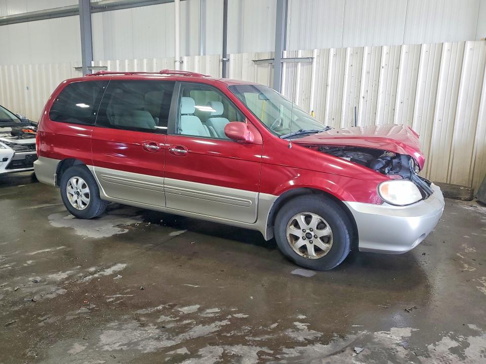 2004 Kia SEDONA VIN KNDUP131046527952 COPART salvage auction — FRONT END, Mn - Cert Of Title-Salvage, sold $600 on 2026-07-28 (photo 4)