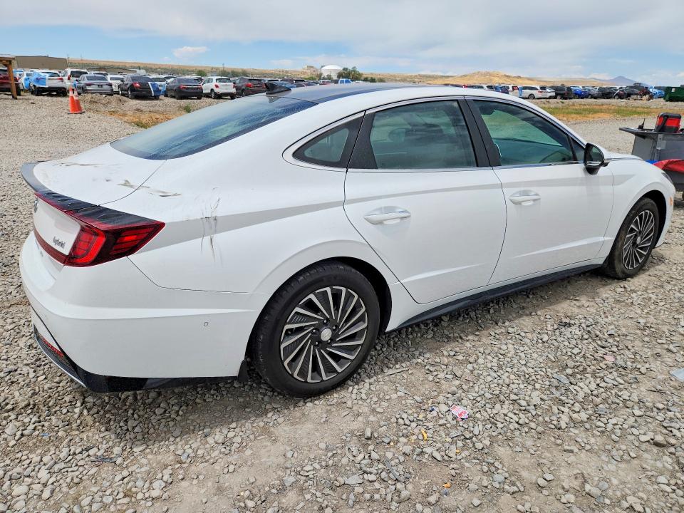 2023 Hyundai Sonata VIN KMHL54JJ3PA080150 COPART salvage auction — REAR END, Ut - Salvage Certificate, sold $3,100 on 2026-07-24 (photo 3)