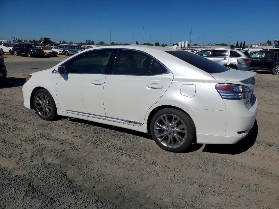 2010 Lexus Hs 250h VIN JTHBB1BA0A2020784 COPART salvage auction — REAR END, CA - DIS/DLR/EXP APP FOR DUP CLEAN, sold $2,250 on 2026-07-14 (photo 2)