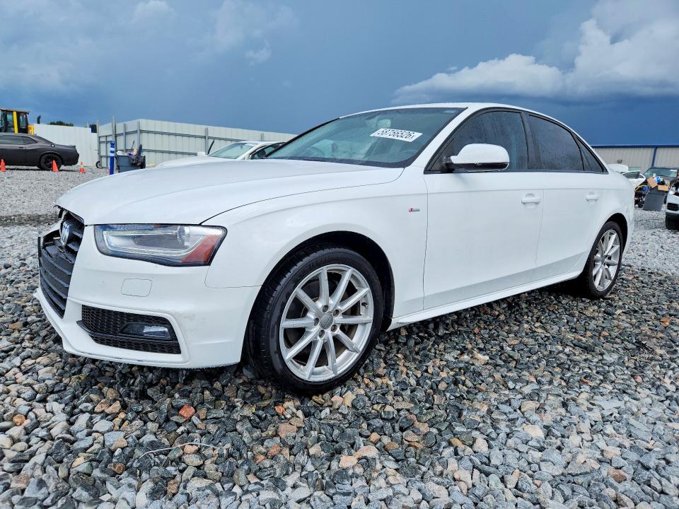 2016 Audi A4 VIN WAUAFAFLXGA012815 COPART salvage auction — FRONT END, Fl - Cert Of Ttl-Rebuilt&Slvg Rbld, sold $3,150 on 2026-07-10 (photo 1)