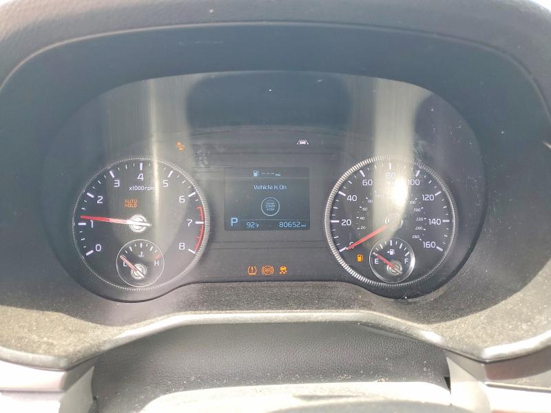 2020 Kia VIN 5XYP24HCXLG060414 COPART salvage auction — FRONT END, Tx - Salvage Vehicle Title, sold $5,500 on 2026-07-09 (photo 9)