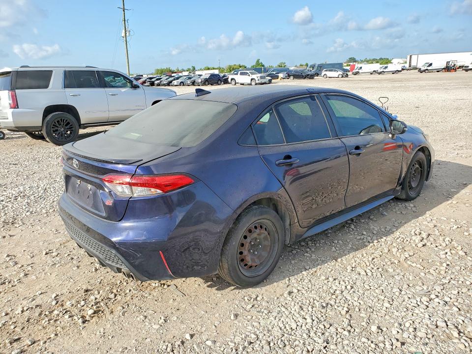 2020 Toyota Corolla VIN JTDS4RCEXLJ030128 COPART salvage auction — MECHANICAL, Tx - Certificate Of Title, sold $3,050 on 2026-07-21 (photo 3)
