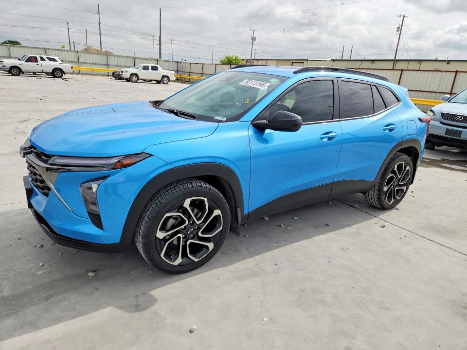 2025 Chevrolet VIN KL77LJEP9SC038374 COPART salvage auction — SIDE, Tx - Salvage Vehicle Title, sold $7,100 on 2026-07-10 (photo 1)