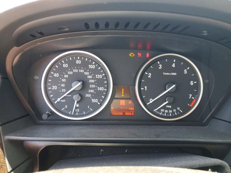 2008 BMW 5er VIN WBANU535X8C116781 COPART salvage auction — FRONT END, NC - SALVAGE CERTIFICATE OF TITLE, sold $175 on 2026-07-29 (photo 9)