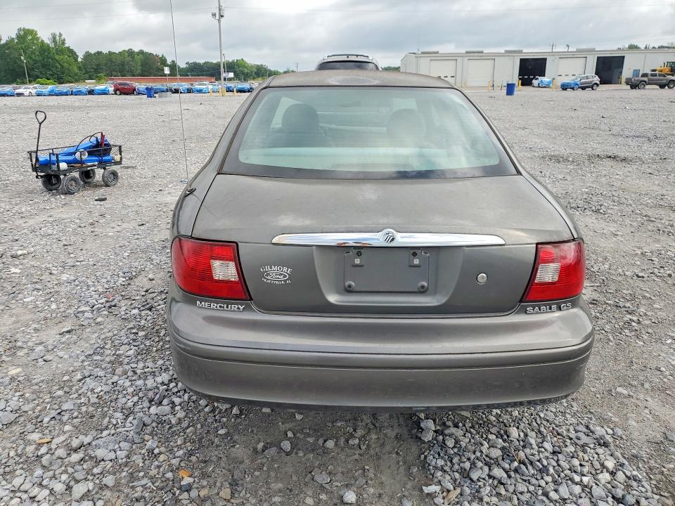 2002 Mercury Sable VIN 1MEFM50U72G607679 COPART salvage auction — SIDE, AL - CERT OF TITLE-SALVAGE TITLE, sold $250 on 2026-07-30 (photo 6)