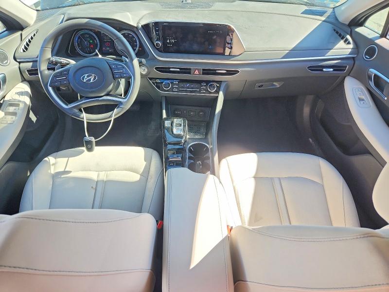 2023 Hyundai Sonata VIN KMHL34JJ1PA073672 COPART salvage auction — FRONT END, Id - Salvage Certificate Of Title, sold $100 on 2026-07-28 (photo 8)