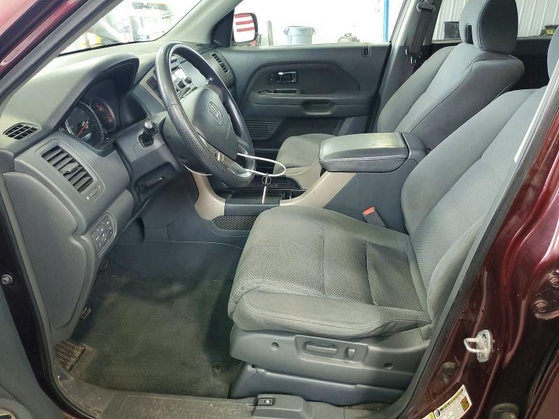 2008 Honda Pilot VIN 5FNYF18388B009998 COPART salvage auction — FRONT END, OH - CERT OF TITLE-SALVAGE, sold $300 on 2026-07-10 (photo 7)